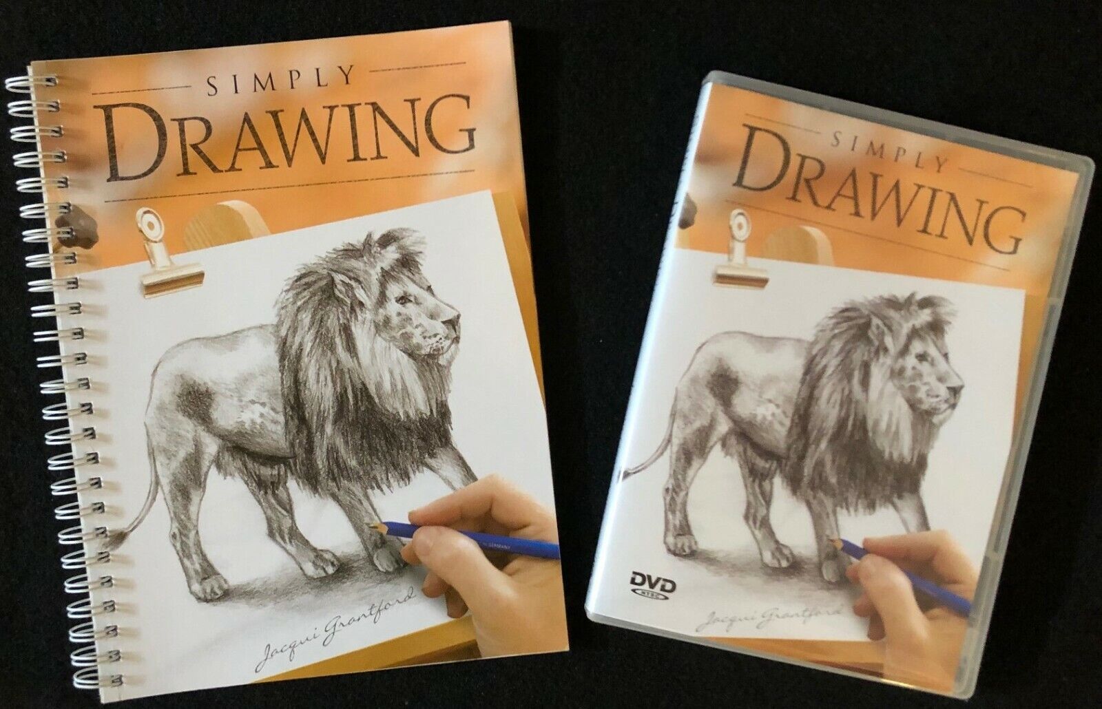 SIMPLY DRAWING BOOK and DVD  By Jacqui Grantford  (2010, Hinkler Books Pty Ltd)