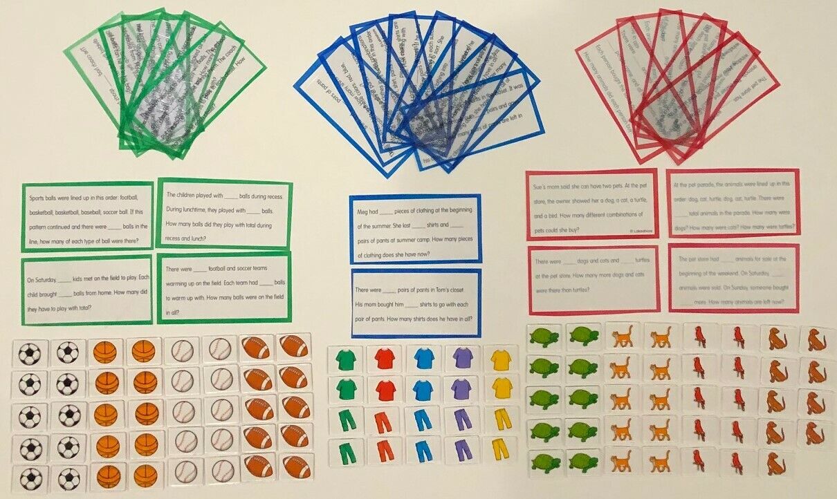 Math Manipulatives (Visually determine all the possible outcomes.)