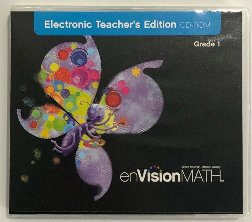 1st Grade enVision ELECTRONIC TEACHER'S EDITION CD-ROM - Hard Case (2009)