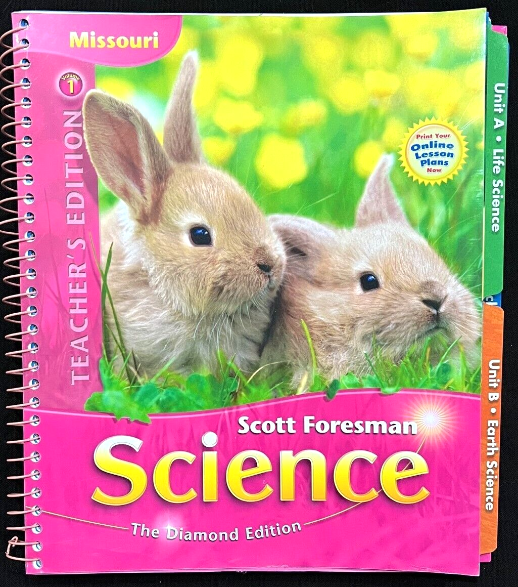 K - SCIENCE TEACHER EDITION-Vol. 1-Diamond Edition (Scott Foresman) Missouri Ed.