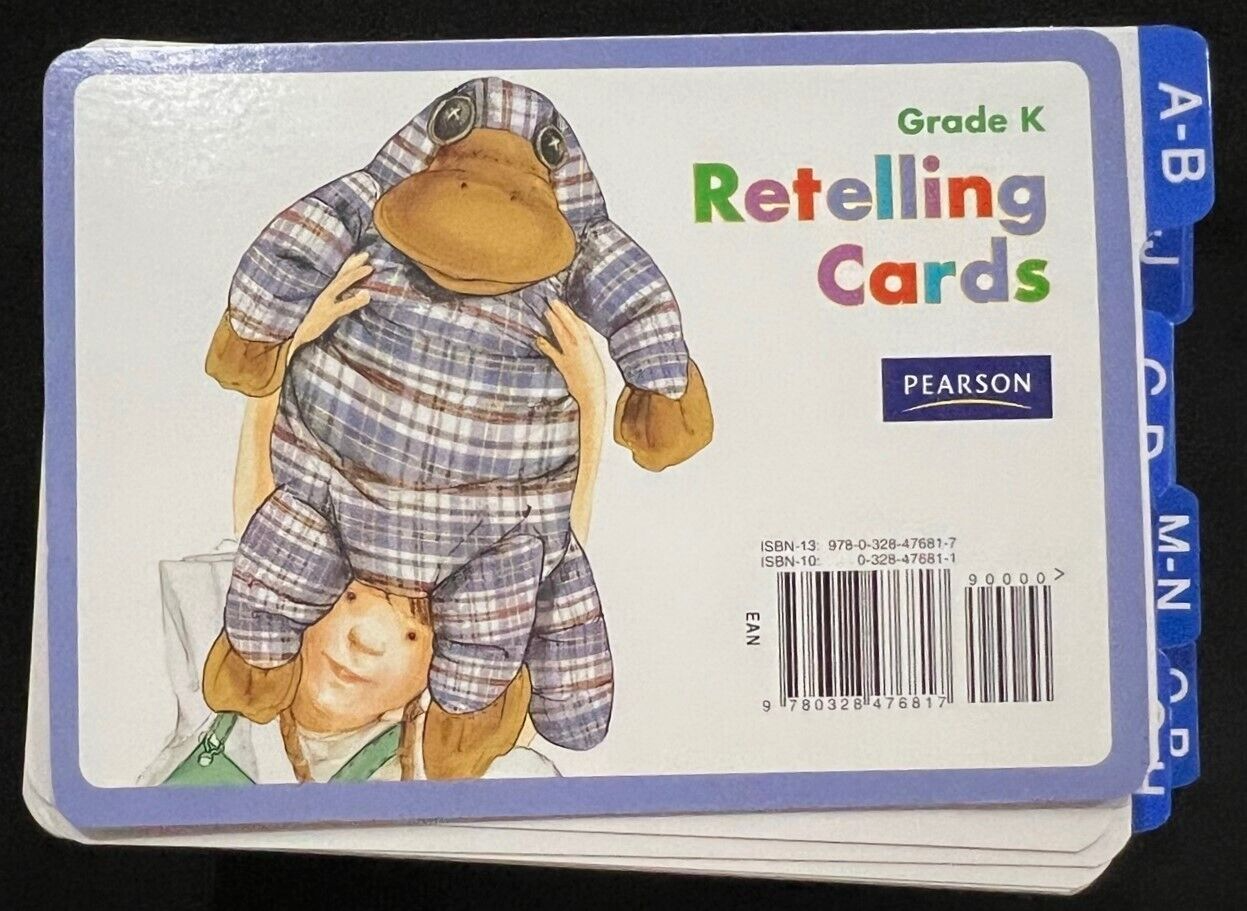 Kindergarten - READING STREET RETELLING CARDS (186 cards) (2011, Scott Foresman)